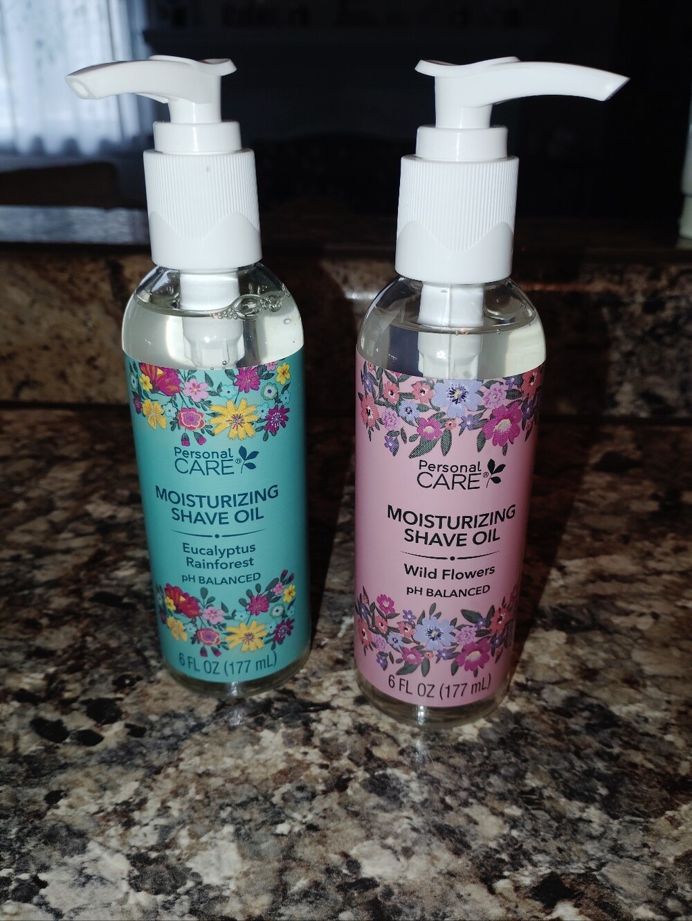 Wildflowers and eucalyptus rainforests pH balance Moisturizing Shave Oil Set